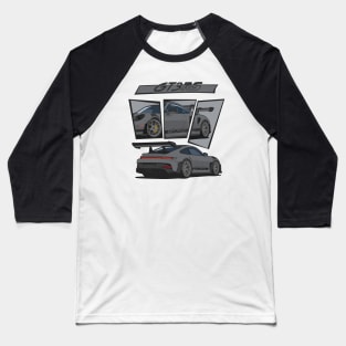 car 911 gt3 rs detail dark grey Baseball T-Shirt